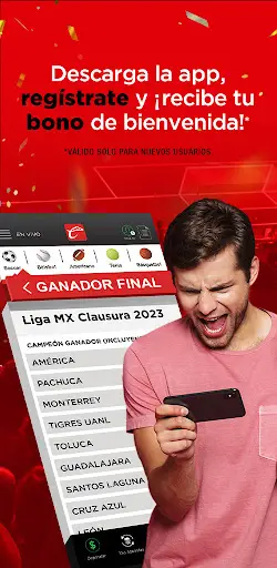 Imagen que Caliente publica en su ficha de Google Play para Caliente Casino
