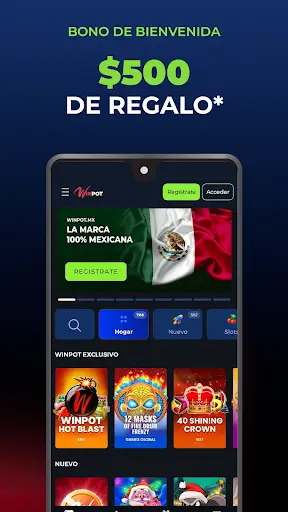 Imagen que Winpot publica en su ficha de Google Play para Winpot Casino
